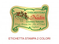 Etichette adesive per erboristeria, cosmetica, cosmesi (mm 45X33)  (cod.1M )